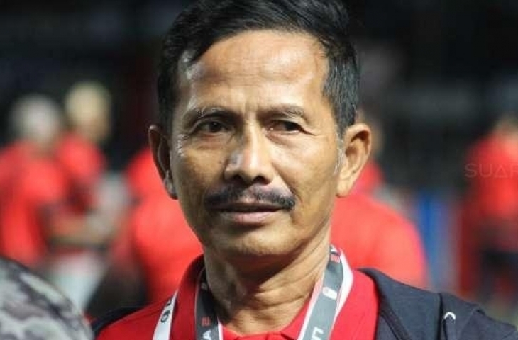 Pelatih PSMS Medan, Djadjang Nurdjaman. [Suara.com/Adie Prasetyo Nugraha]