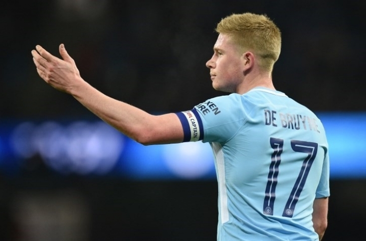 Gelandang Manchester City Kevin De Bruyne. Oli SCARFF / AFP 