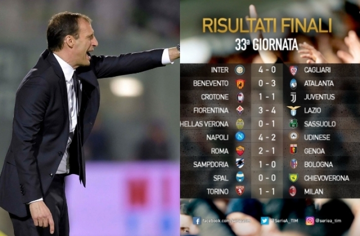 Serie A giornata ke-33. (sumber: twitter).