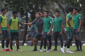 Persiapan Timnas U-23 Indonesia  Jelang Lawan Bahrain di Anniversary Cup