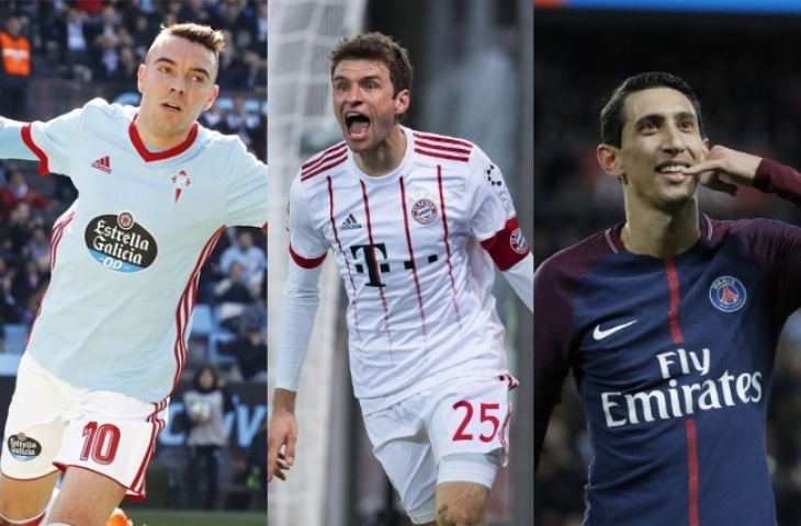 Aspas, Muller, dan Di Maria/Instagram