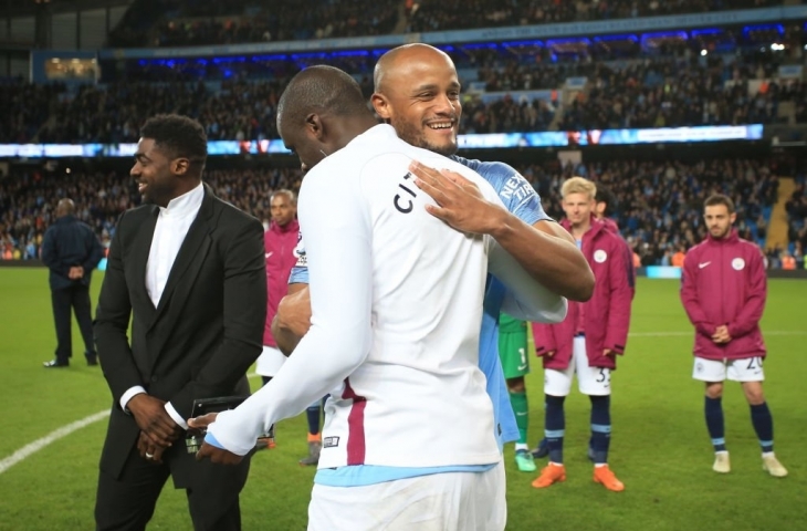 Vincent Kompany dan Yaya Toure/Twitter