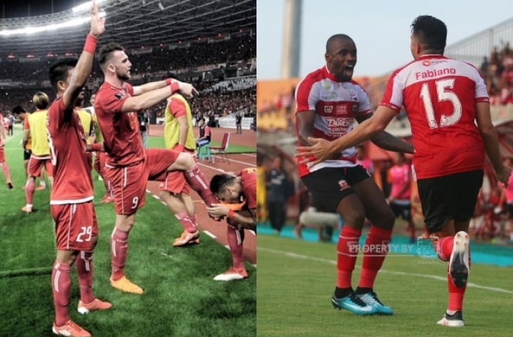 Persija Jakarta vs Madura United. (Sumber: Instagram).