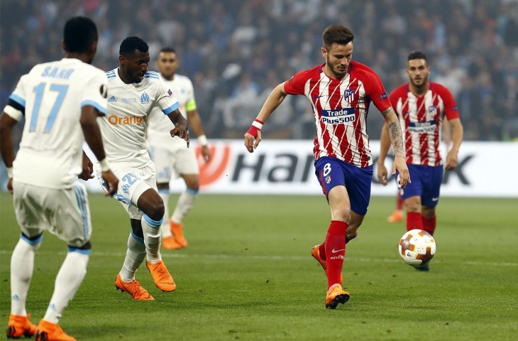 Marseille vs Atletico Madrid/Twitter