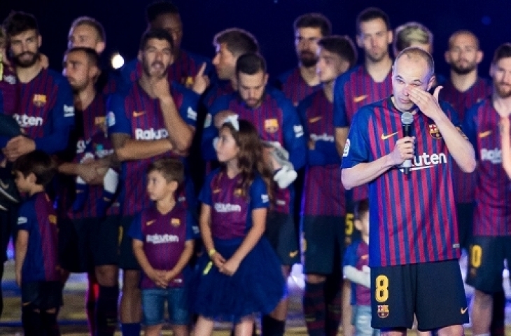 Perpisahan Iniesta/Twitter