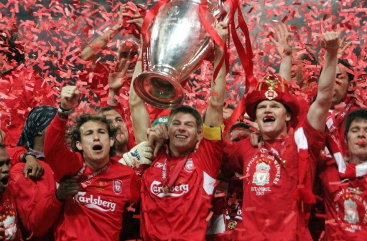 Liverpool Juara Liga Champions 2005. Sumber: Dok. The Courier Mail