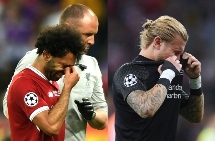 Salah dan karius/twitter