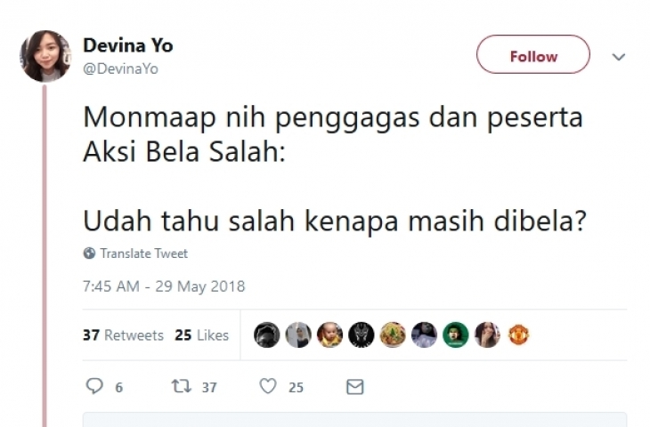 Respon Twitter Tentang Salah/Twitter