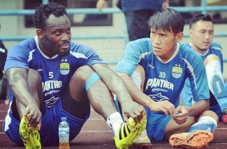 Michael Essien. (Sumber: Persib.co.id)