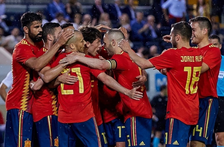 Timnas Spanyol. (Sumber: Instagram/@sefutbol).