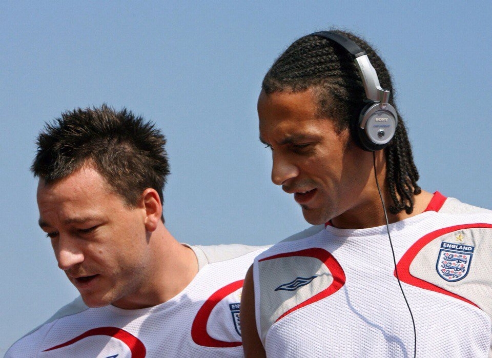 John Terry dan Rio Ferdinand/Twitter