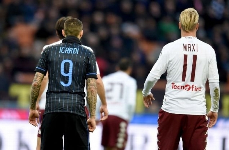 Mauro Icardi dan Maxi Lopez/Twitter