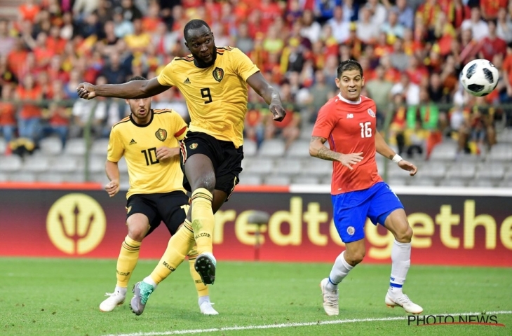 Penyerang Belgia, Romelu Lukaku. (Sumber: Twitter/@BelRedDevils).