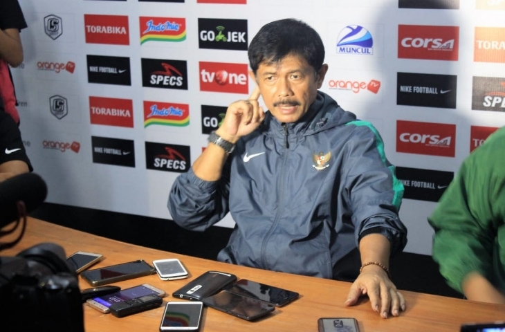 Pelatih timnas U-19 Indonesia, Indra Sjafri (www.mxkc.sbs/Stephanus Aranditio)