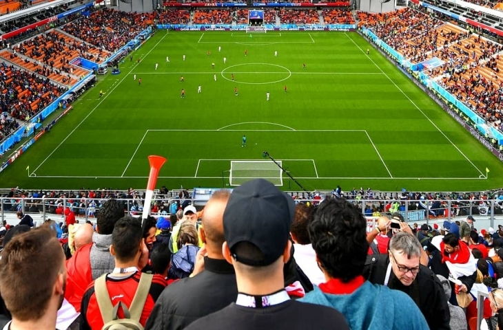 Penonton di Stadion Ekaterinburg Arena, Rusia (Sumber: FIFA)