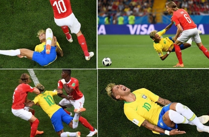 Neymar. (Sumber: Twitter/@LiveWorldNews18)