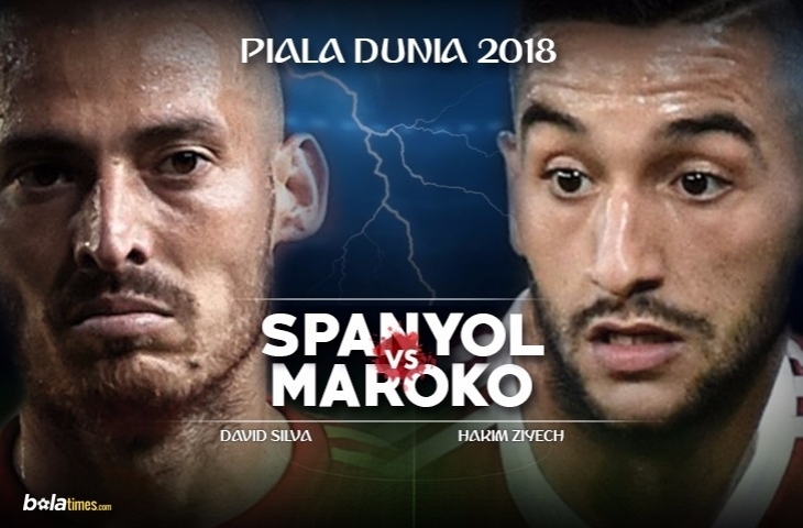 Spanyol vs Maroko. (Sumber: www.mxkc.sbs).