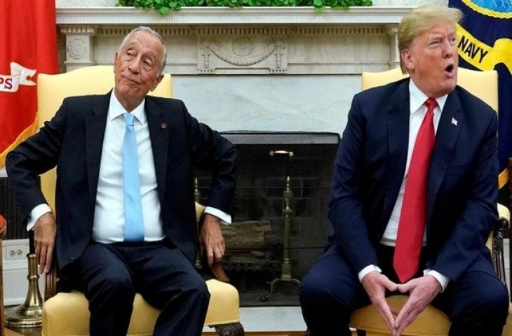 Marcelo Rebelo de Sousa dan Donald Trump (Sumber: Publicito.pt)