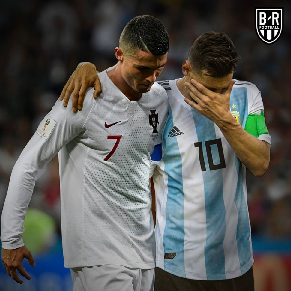 Ronaldo dan Messi (@brfootball/Instagram)