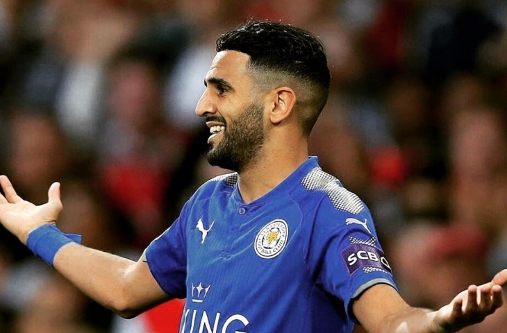 Riyad Mahrez ke Manchester City Instagram.com/@riyadmahrez26.7