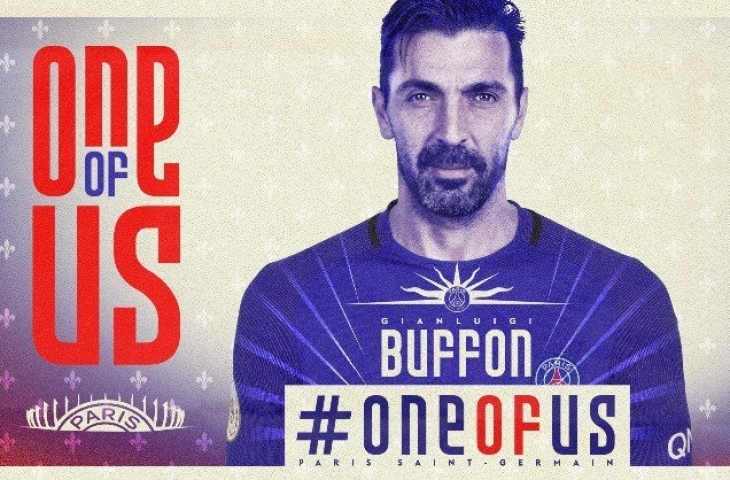 Buffon Resmi Gabung PSG Twitter.com/@PSG_inside