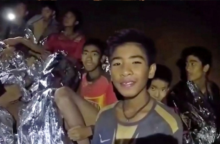 Anak-anak terperangkap di goa, Thailand (Abcnews/net)