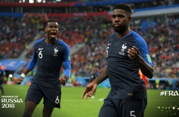 VIDEO: Gol Tunggal Umtiti Antar Prancis ke Final Piala Dunia