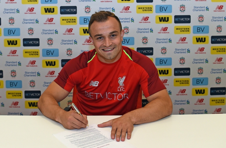 Xherdan Shaqiri gabung Liverpool (@LFC/Twitter)