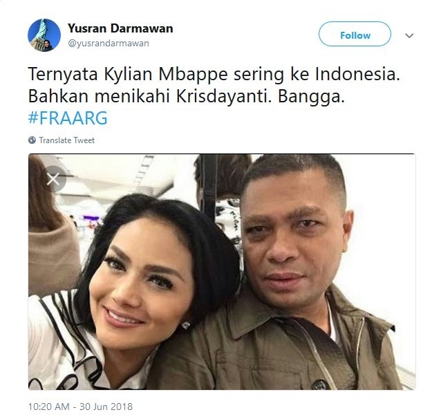 Cuitan kocak netizen terkait kesuksesan Mbappe/Twitter