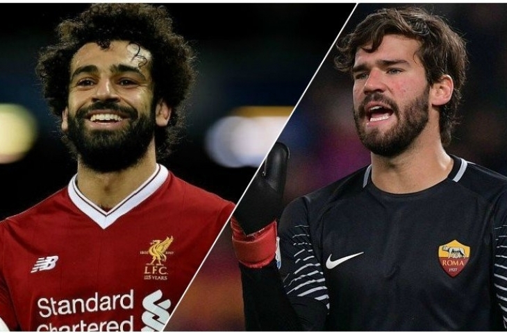 Kolase Mohamed Salah dan Alisson Becker.