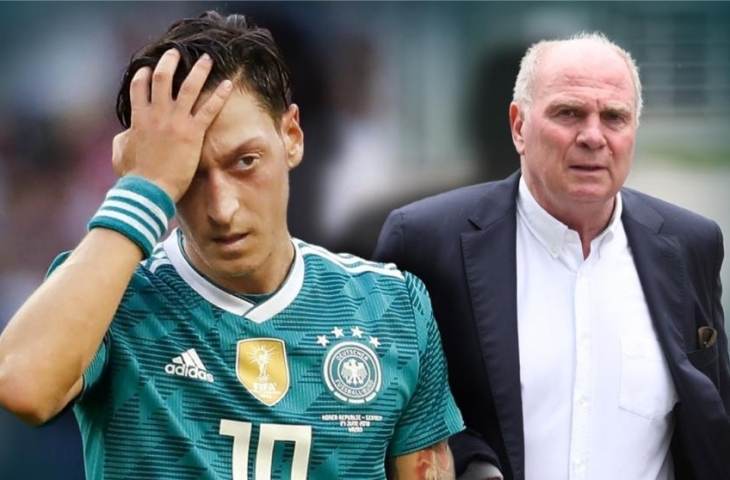 Mesut Ozil dan Uli Hoeness (Sumber: Sportbild)