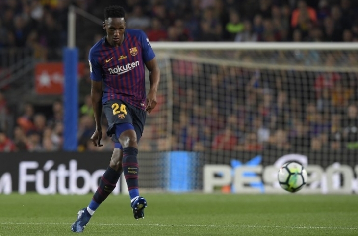 Yerry Mina (Lluis Gene/AFP)