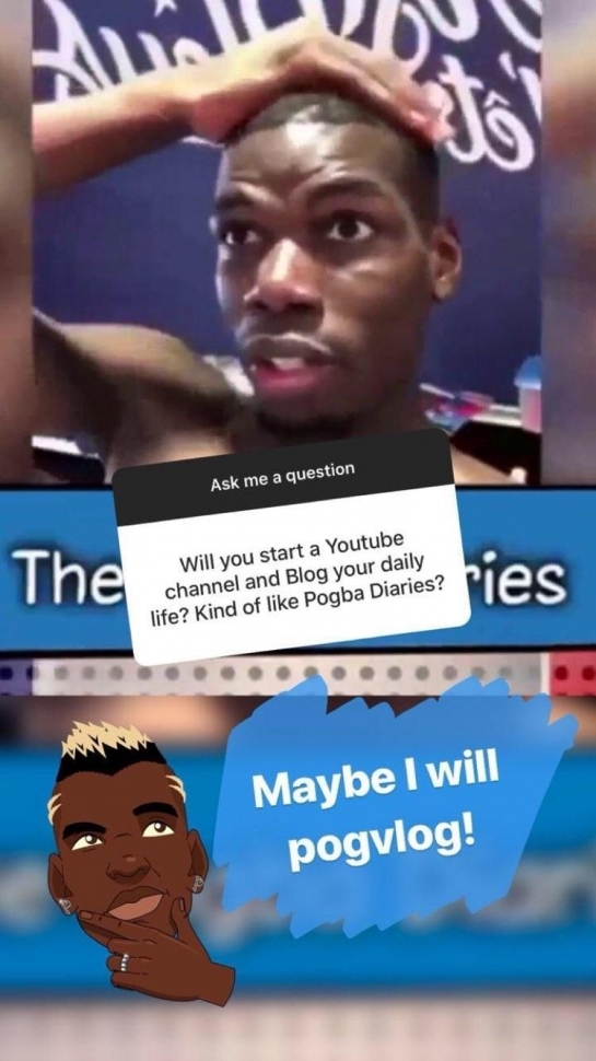 Q and A ala Paul Pogba (Dok. The Sun)