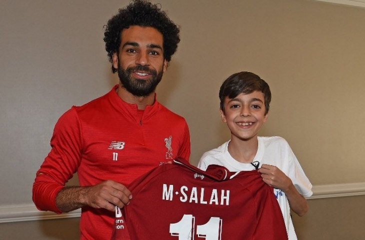 Mohamed Salah dan Ammar Liverpoolfc.com/Galih