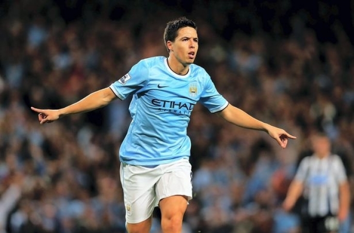 Samir Nasri saat berseragam Man City. (Dok. Manchester Evening News).