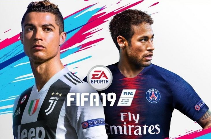 Tampilan Cristiano Ronaldo dan Neymar Jr di FIFA 19 (EA Sport)