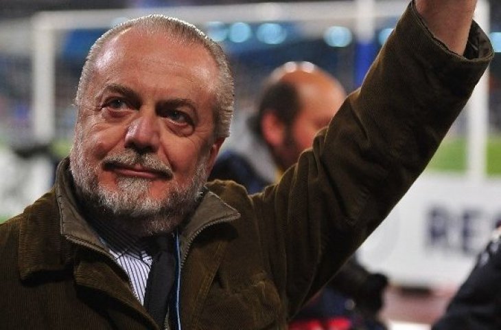 Presiden Napoli, Aurelio De Laurentiis. (Alberto Pizzoli/AFP).