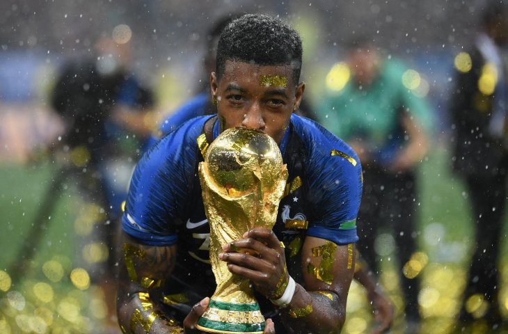 Pemain timnas Prancis, Presnel Kimpembe (AFP)