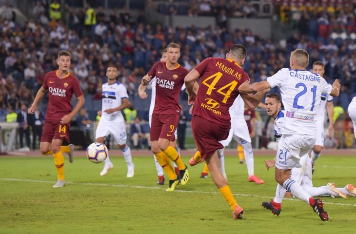 AS Roma vs Atalanta. (Twitter/@OfficialASRoma).