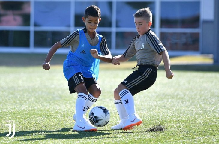 Cristiano Ronaldo Jr saat berlatih bersama Juventus U-9 (Juventus)