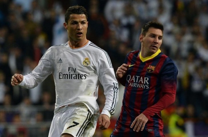 Cristiano Ronaldo dan Lionel Messi (Gerard Julien/AFP)