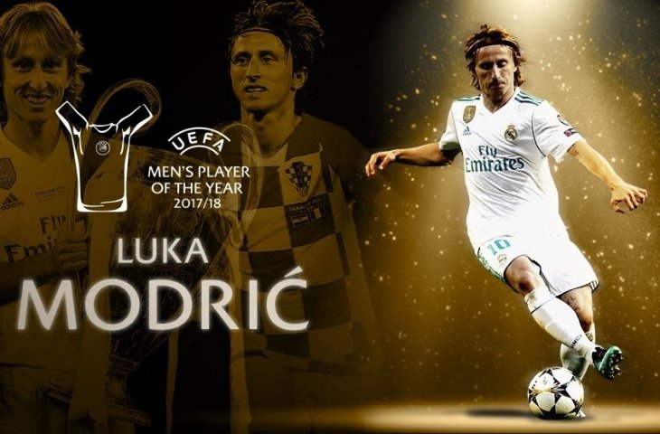 Luka Modric. (Twitter/@Championsleague).