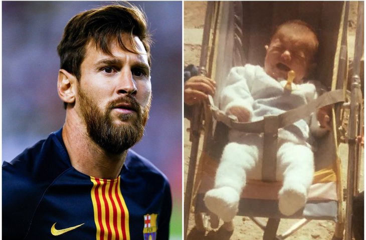 Lionel Messi saat masih bayi (instagram)