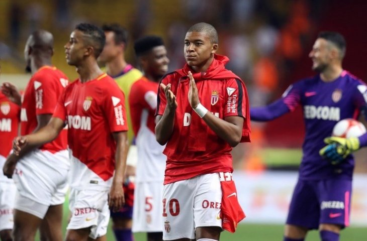 Kylian Mbappe ketika masih di AS Monaco. (Rafa Ravis/AFP).