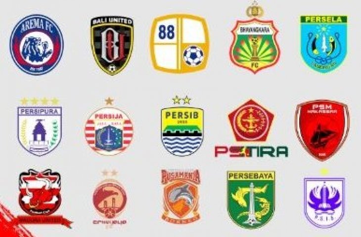 Klub-klub Liga 1. (Dok. @forumpersija).