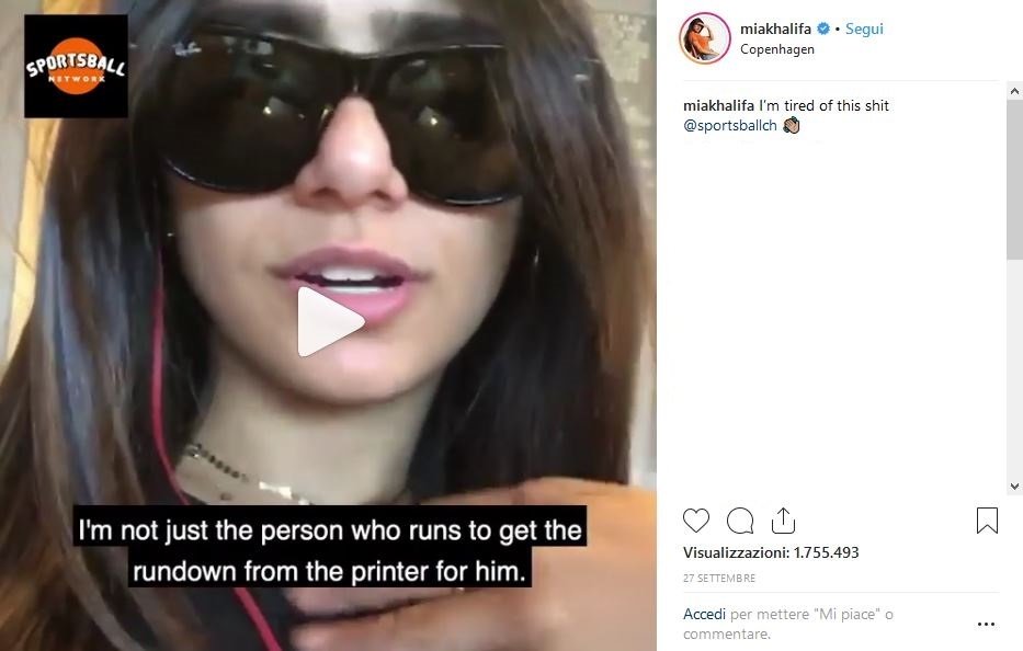 Curhatan Mia Khalifa di Instagram (@miakhalifa/Instagram)