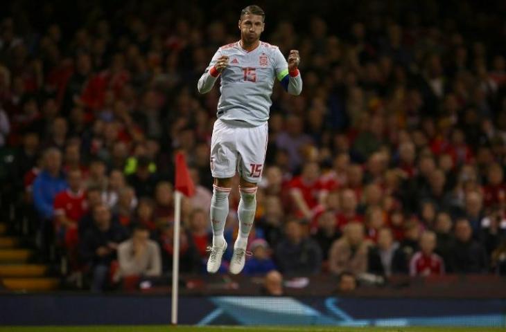 Sergio Ramos. (Geoff Caddick/AFP).