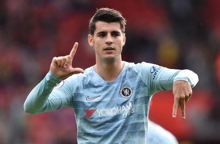 Penyerang Chelsea, Alvaro Morata (Glyn Kirk/AFP)