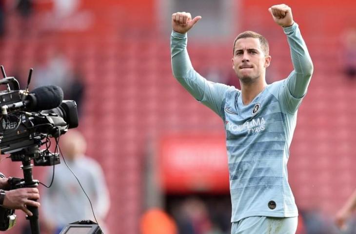 Penyerang Chelsea, Eden Hazard (Glyn Kirk/AFP)