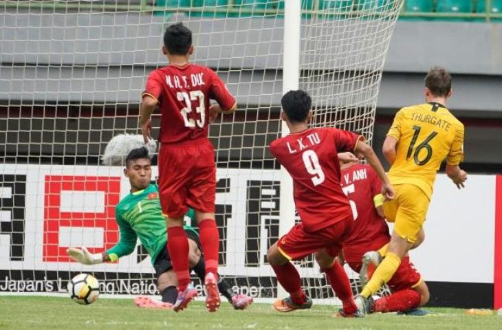 Australia vs Vietnam di Piala Asia U-19 2018. (Dok. AFC).